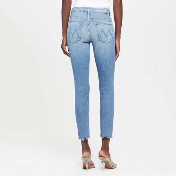 Mother High Waisted Looker Ankle Fray Thrilling Shots Jeans Women’s Size 24 - Picture 14 of 14